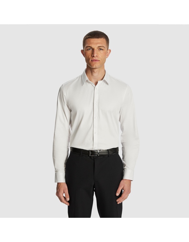 yd. - Mission Stretch Sateen Slim Fit Dress Shirt