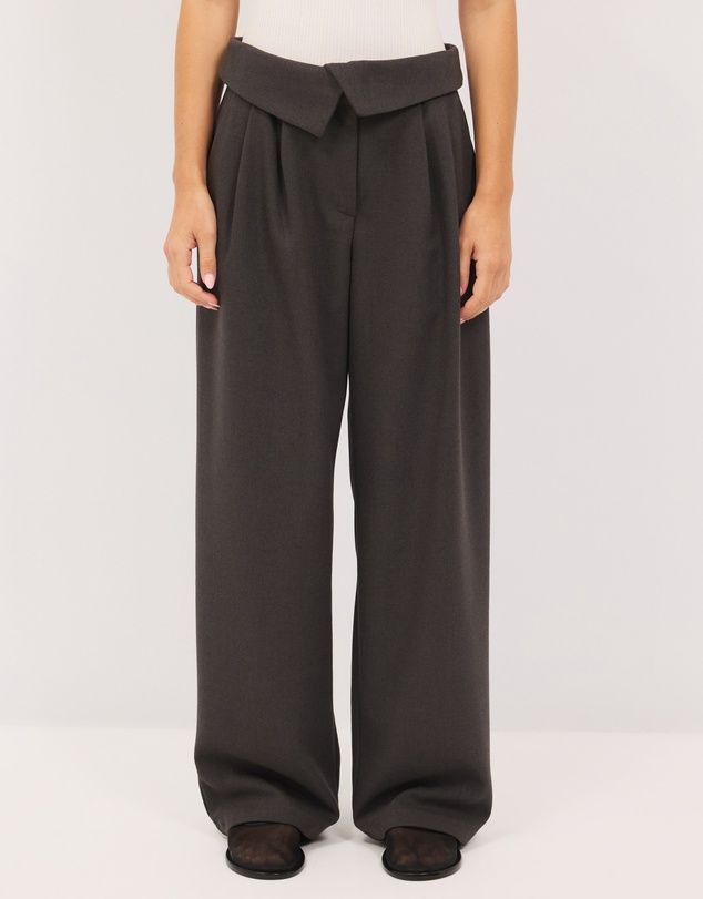 Calli - Tate Fold Over Waist Suit Pants