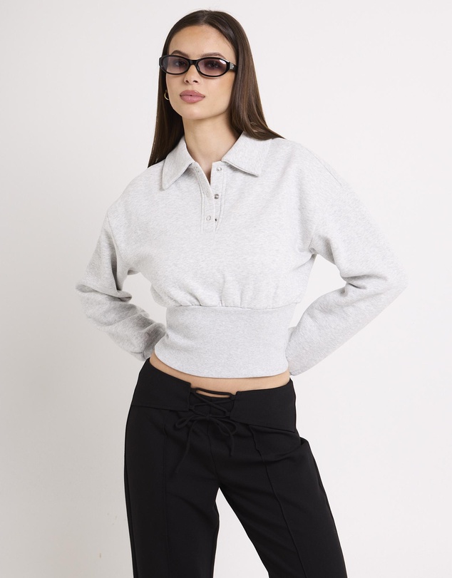 Subtitled - Tori Fleece Button Up