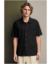 NEXT - Heavyweight Textured Short Sleeved Jersey 100% Cotton Shirt