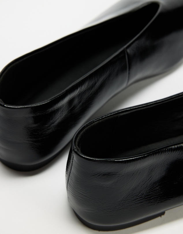 AERE - Lani Leather Ballet Flats