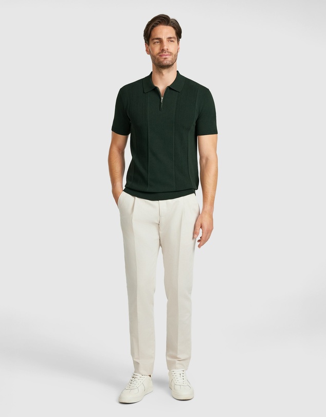 Tarocash - Stilone Zip Knit Polo
