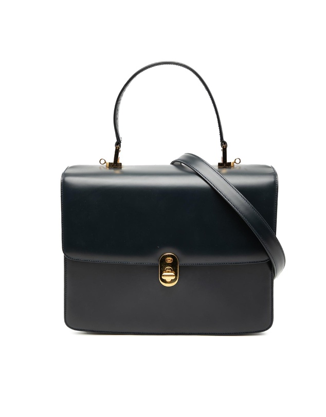 Pre-Loved by Azura Reborn - Pre-Loved Calfskin Turnlock Sideline Handbag