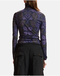 Cynthia Rowley - Turtle Neck Lycra Top