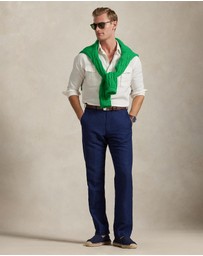 Polo Ralph Lauren - Straight Fit Houndstooth Twill Pants
