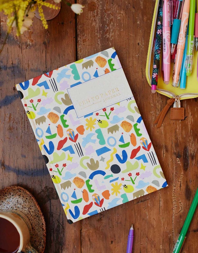 Write to Me - Pen To Paper. Lined Journal. Collage