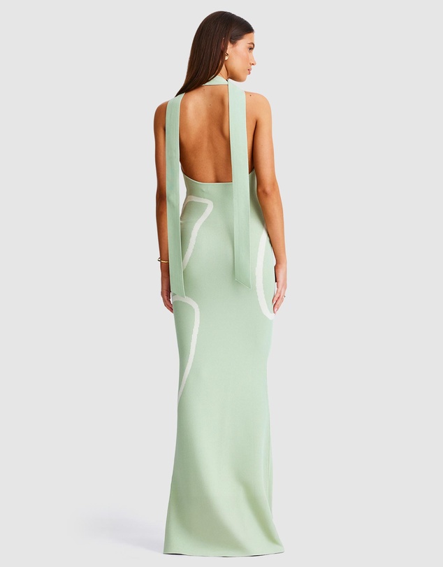 SNDYS - Jemima Halterneck Maxi Dress