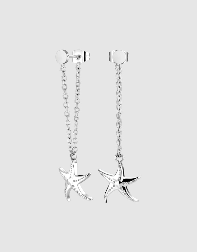 Rosefield - Seastar Silver Thread Earrings