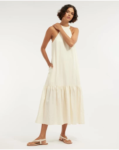 Amelius - Frankie Tie Neck Maxi Dress