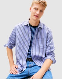 Tommy Jeans - Relaxed Stripe Twill Shirt