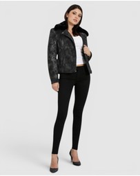 GUESS - Annette Mid-Rise Skinny Jeans