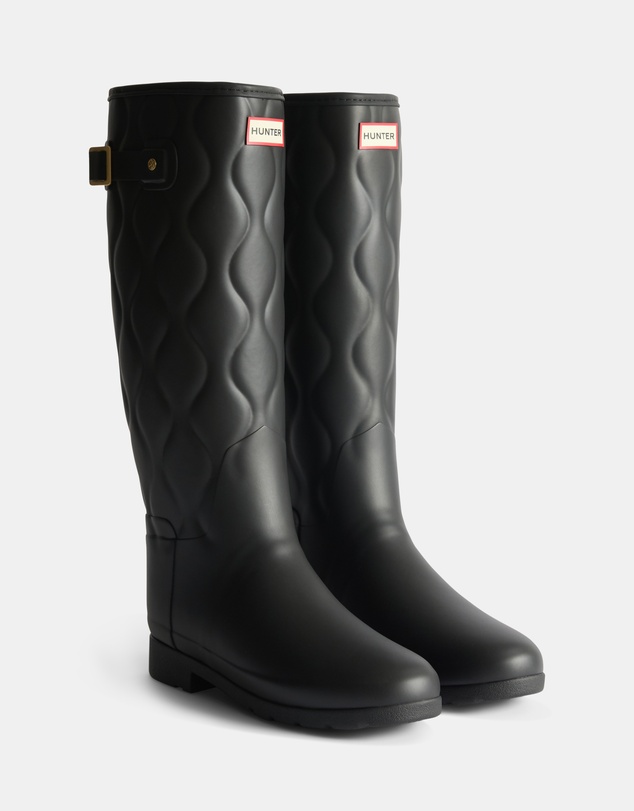 Hunter - Women’s Refined Tall Onion Quilt Black