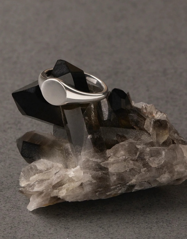 Najo - Suave Men's Silver Ring