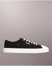 Calvin Klein - Alvaro Cotton Canvas Logo Trainers