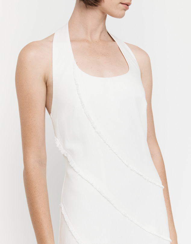 FRIEND of AUDREY - The Raw Edge Halter Dress