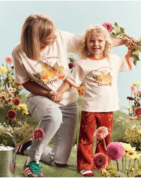 Banabae - Thank you For Helping Me Grow Ringer Tee - Ladies