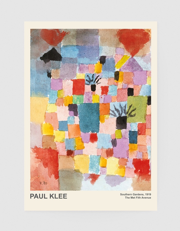 Inka Arthouse - Southern Garden by Paul Klee Art Print