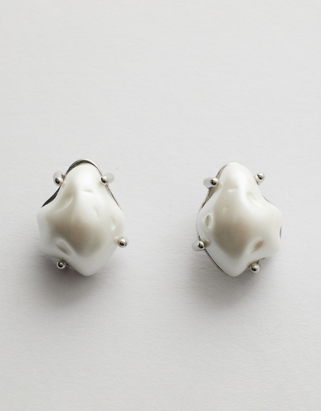 Moira Hughes - The White Label - Goldie Pearl Studs