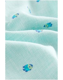 NEXT - Linen Blend Printed Short Sleeve Shirt