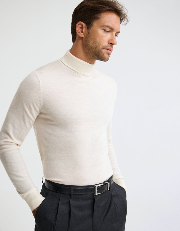 Oxford - Aaron Turtle Neck Merino Pullover