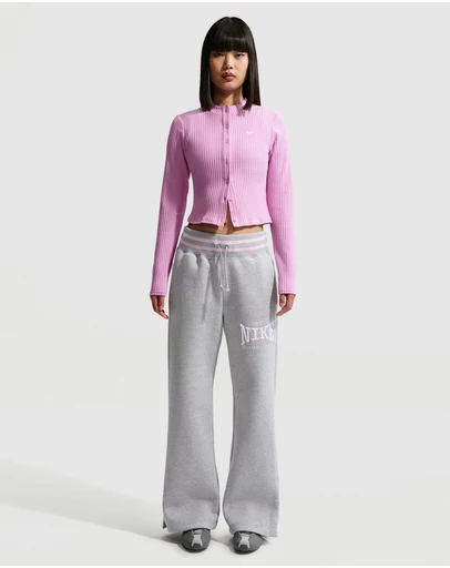 Nike - Sportswear Phoenix Fleece High-Waisted Wide-Leg Pants