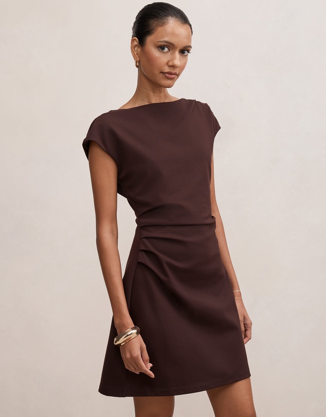 Forever New Petite - Carly Petite Sleeveless Tuck Mini Dress