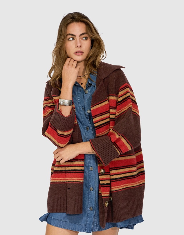 Belle & Bloom - So Many Likes Oversized Knitted Cardi Coat