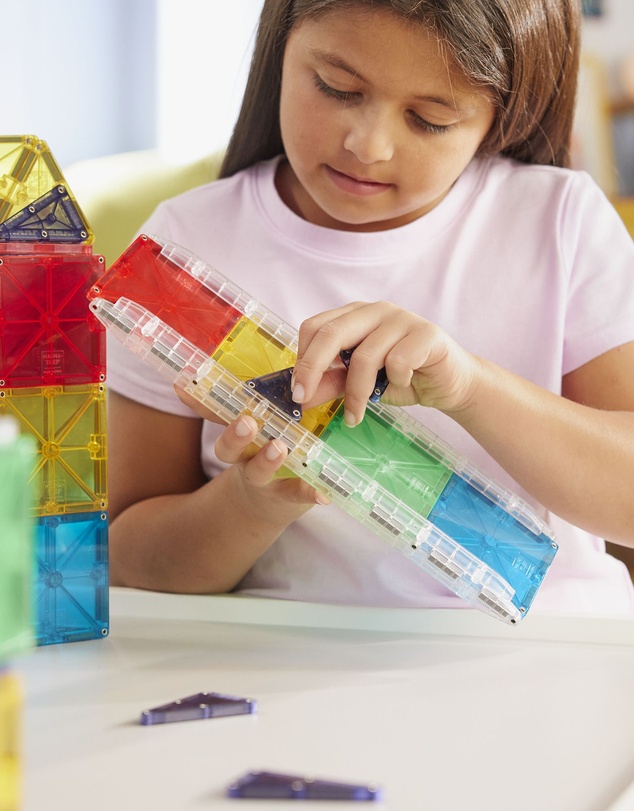 Magna-Tiles - MAGNA-TILES - Rail Racers Deluxe - 90 Piece