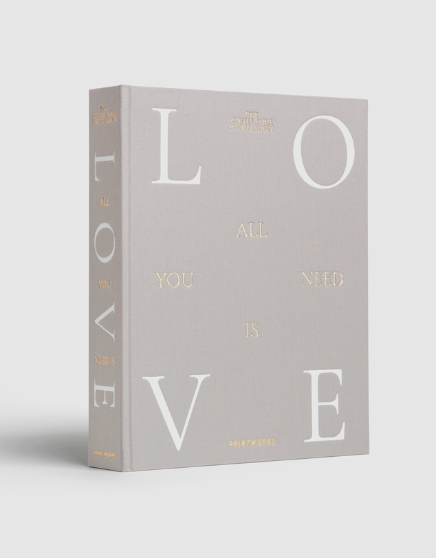 Printworks - Printworks Photo Album-All You Need Is Love-Grey
