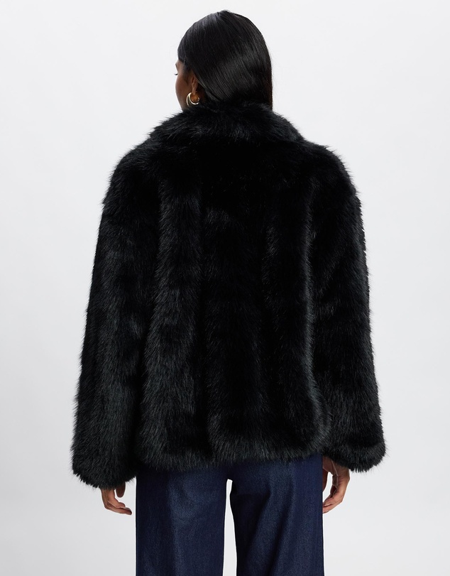 Honey and Beau - Gracia Faux Fur Jacket