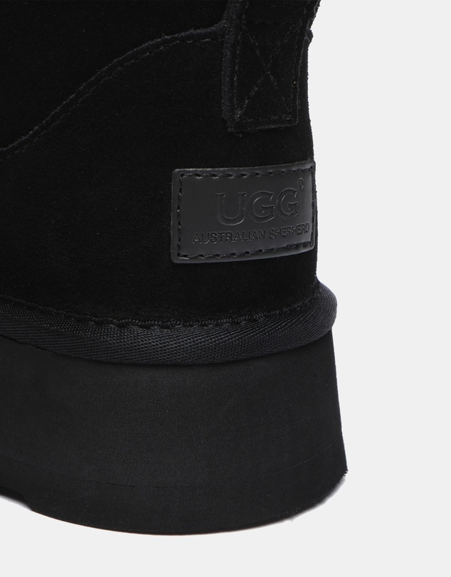 EVERAU - Australian Shepherd Ugg Thick Bottom Ronnie Cow Suede Upper UGG Boots