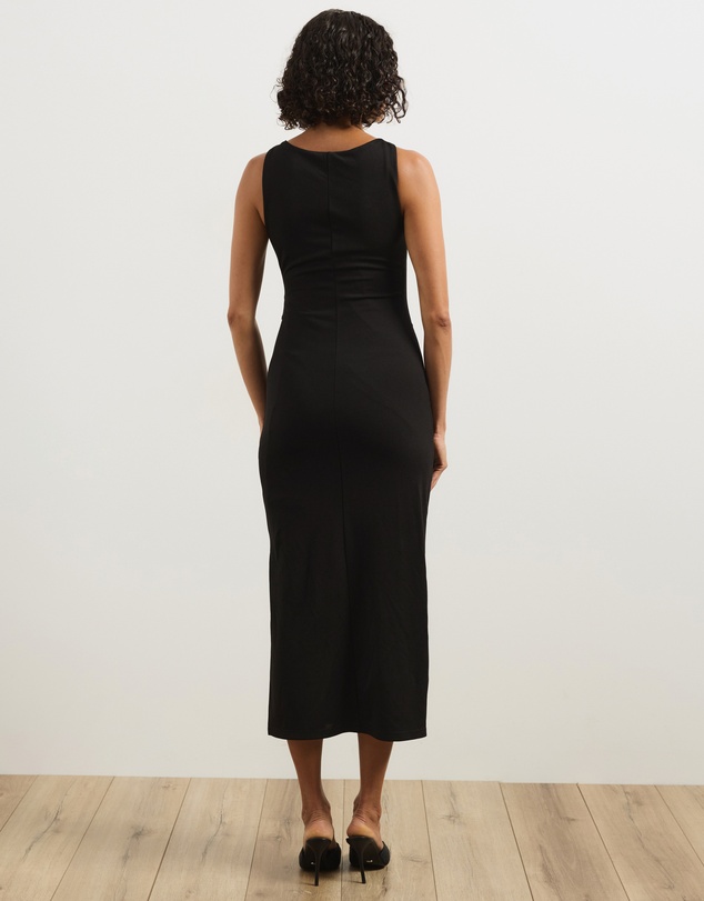 Atmos&Here - Lori Knot Front Midi Dress