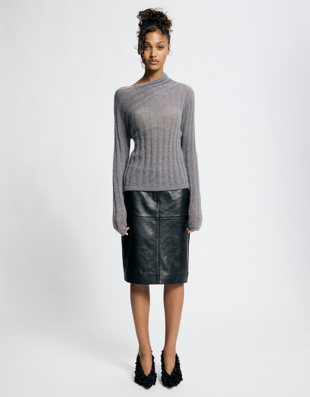 Lover - Seraphine Mohair Blend Sheer Jumper