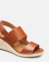 Vionic - Brooke Wedge - Cognac