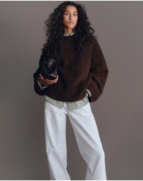 ARKET - Croco-Embossed Clutch