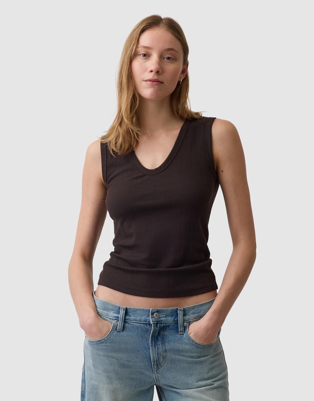 GAP - Variegated Rib Tank Top