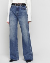 Reformation - Cary High Rise Slouchy Wide Leg Jeans