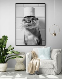 Inka Arthouse - Whimsical Otter Art Print