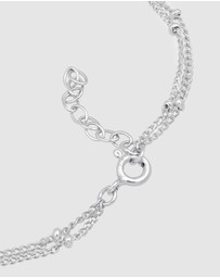Elli Jewelry - Bracelet Layer Ball Chain Basic Trend in 925 Sterling Silver
