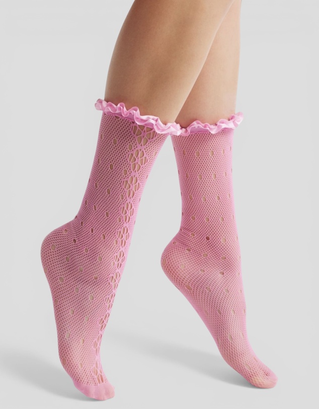 High Heel Jungle - Mimi Lace Frill Edge Socks