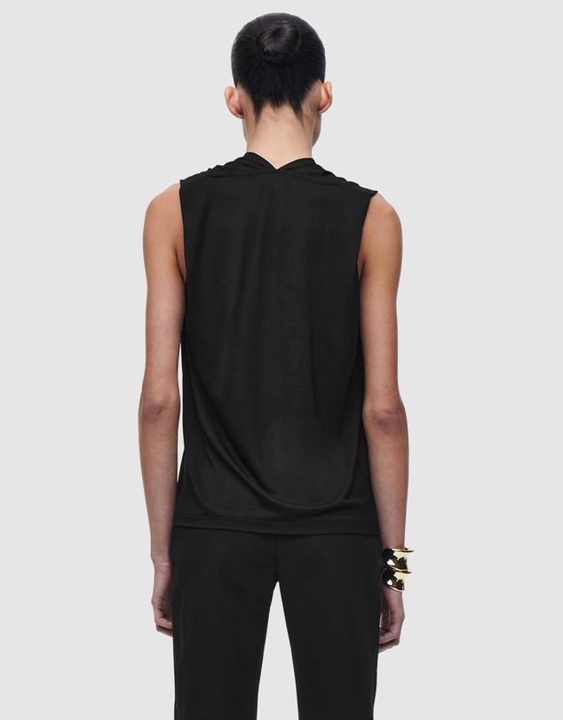 COS - Draped V-Neck Top