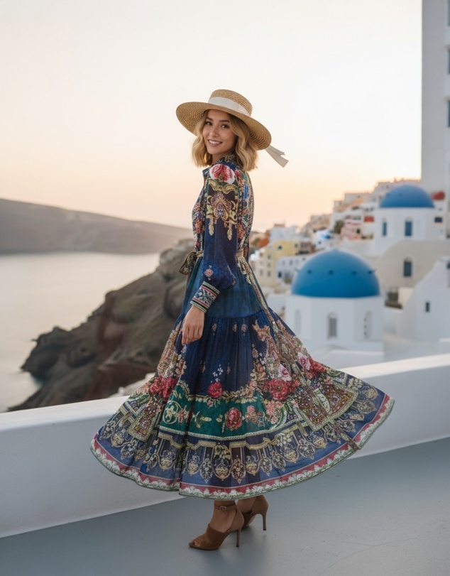 Mossée - Zita Vintage Printed Dress