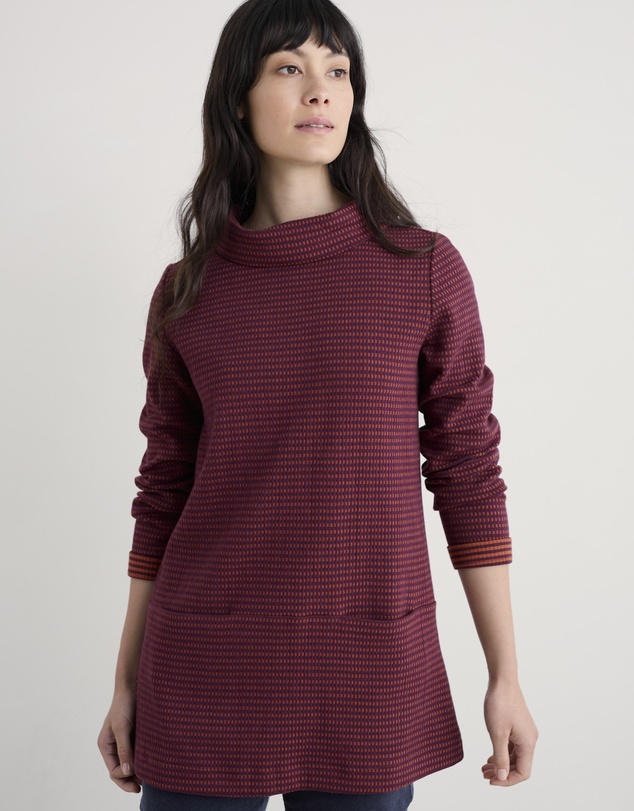 Seasalt - Seasalt Cornwall Purple Mawgan Porth Tunic