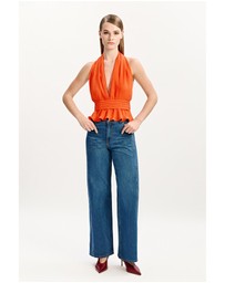 Bardot - Amala Pleated Halter Neck