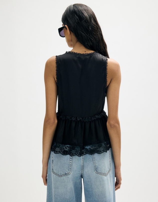 Minima Esenciales - Elina Lace Trim Top