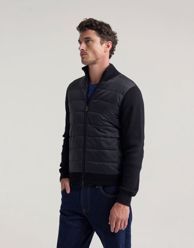 Oxford - Lorenzo Knit Sleeve Puffer Jacket