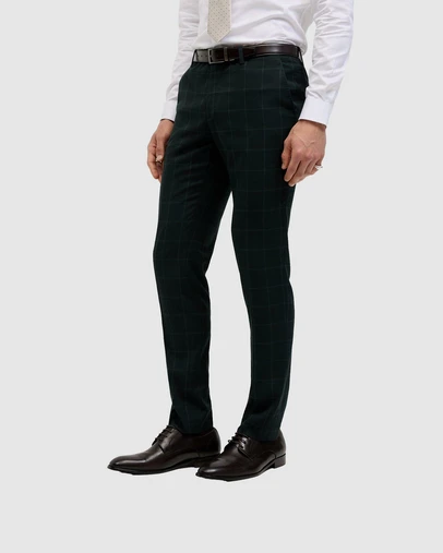 Politix - Baxter Windowpane Tailored Pant