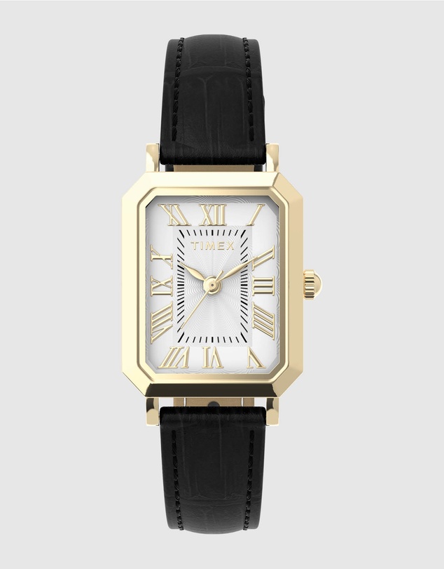 TIMEX - Vivienne Trend 21mm Leather Strap Watch
