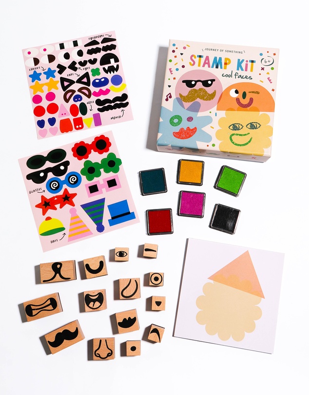 Journey Of Something - Stamp Kit - Cool Faces