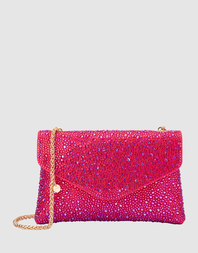 Olga Berg - Hattie Crystal Shoulder Bag